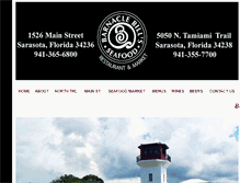 Tablet Screenshot of barnaclebillsseafood.com
